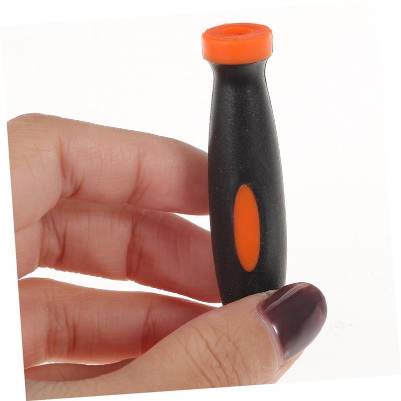 12Pcs 5mm Replacement Rubber File Handles Non Slip Two Tone Grip Set Tool Accessories - Image 4