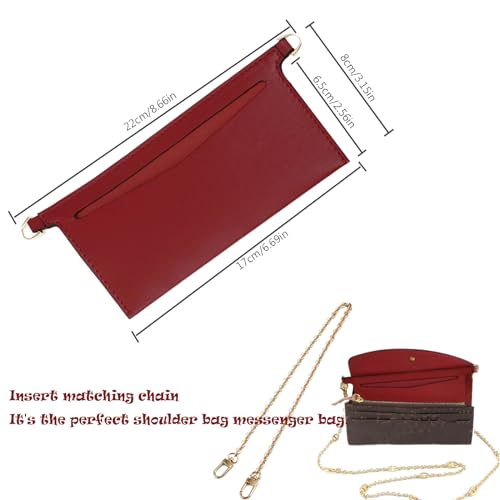 Lckaey Organizer insert of wallet accessories kit-Emily wallet for Sarah bag, inner bag, 3015-red - Image 2