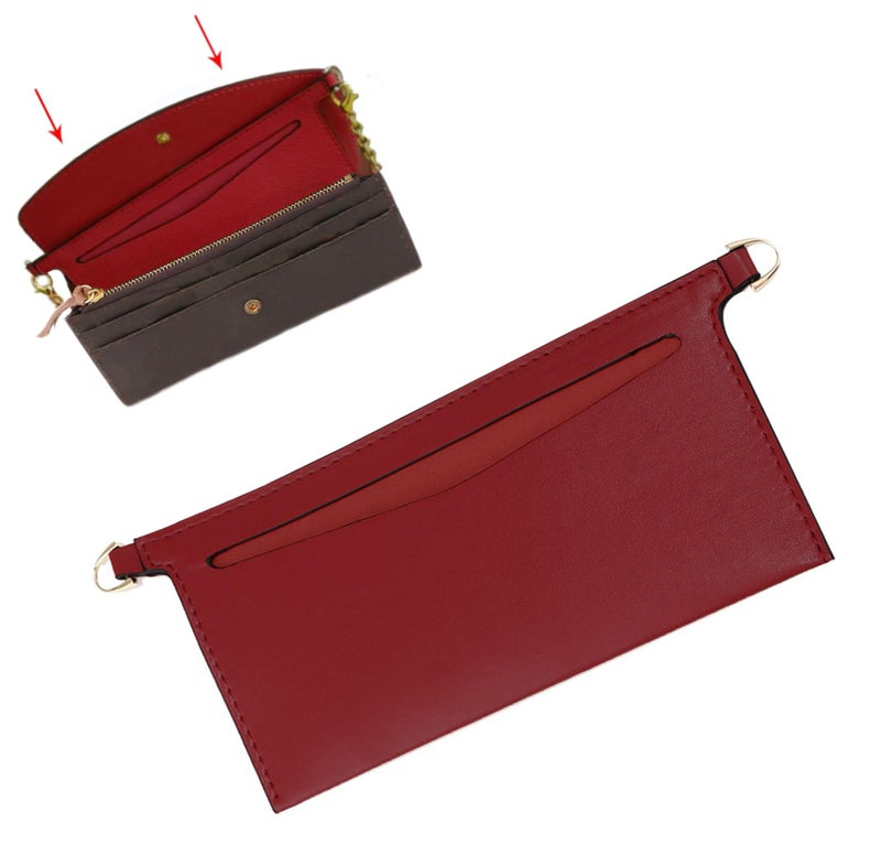 Lckaey Organizer insert of wallet accessories kit-Emily wallet for Sarah bag, inner bag, 3015-red - Image 1