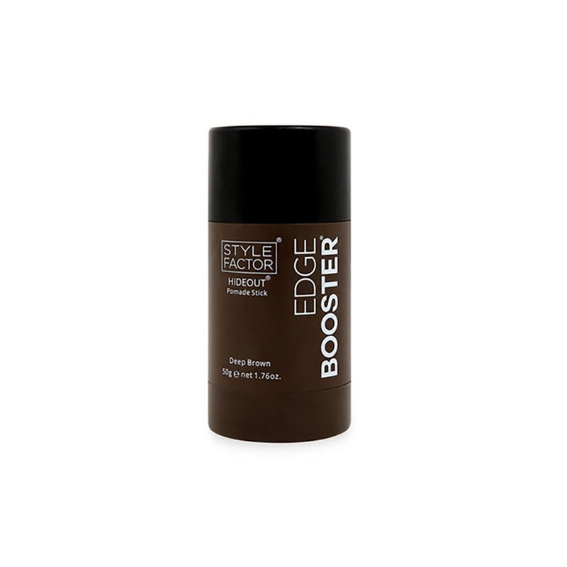 Edge Booster Edge Booster Style Factor Hideout Pomade Color Stick 176oz  For thicker looking edges covers up gray hair Brown 