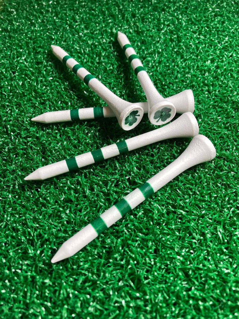 PrideSports 3-1/4" Shamrocks Tees, Green - Image 5