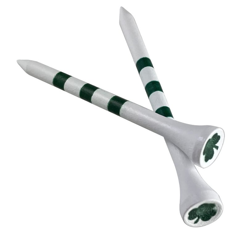PrideSports 3-1/4" Shamrocks Tees, Green - Image 1