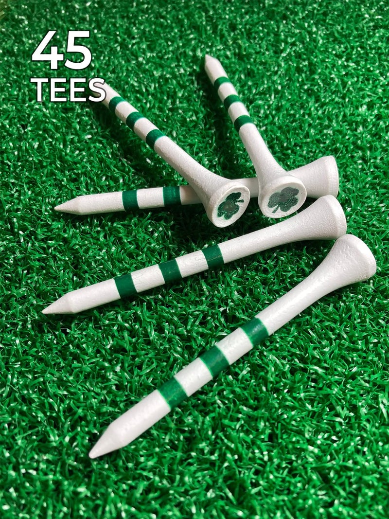 PrideSports 3-1/4" Shamrocks Tees, Green - Image 3