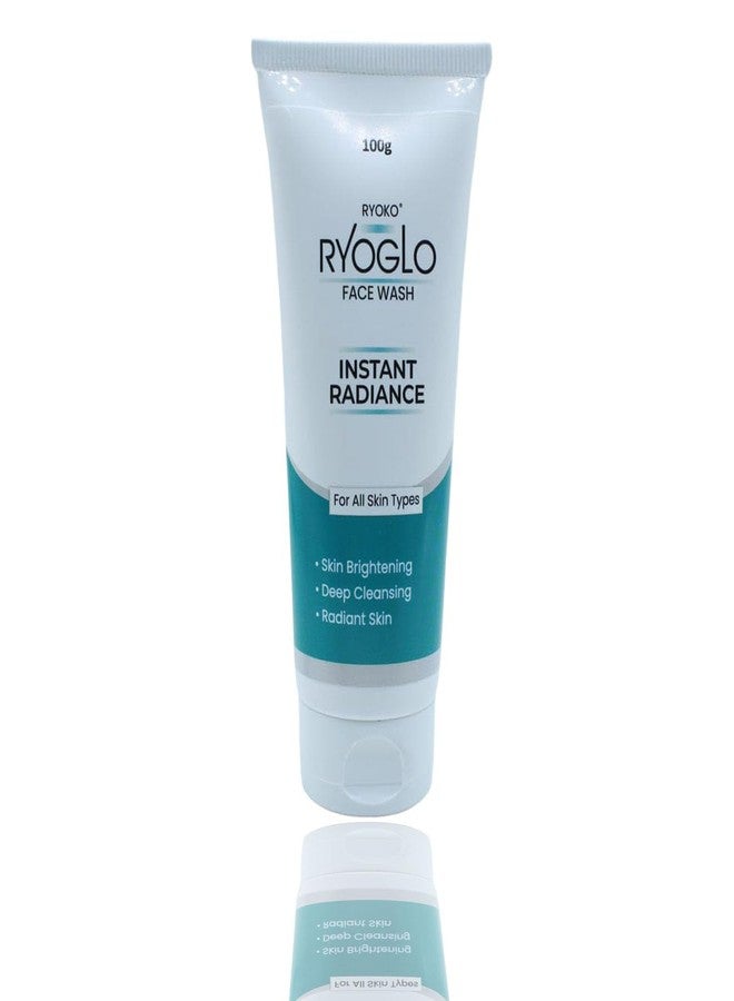 RYOKO RYOGLO Instant Radiance Face Wash for All Skin Types | Enriched with Vitamin C For Skin Brightening and Deep Cleansing (100 ml) - Image 1