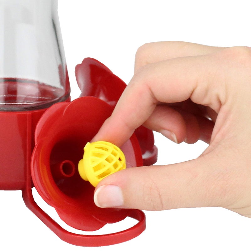 Perky-Pet Replacement Bee Guards for Hummingbird Feeders - Keep Bees Out of Nectar - 205Y - Yellow Replacement Bee Guards - For Models 203CPBN, 203CPBR, 204CP-4, 403CP - 4 Pack - Image 5