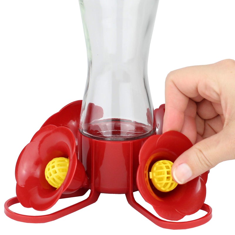 Perky-Pet Replacement Bee Guards for Hummingbird Feeders - Keep Bees Out of Nectar - 205Y - Yellow Replacement Bee Guards - For Models 203CPBN, 203CPBR, 204CP-4, 403CP - 4 Pack - Image 3