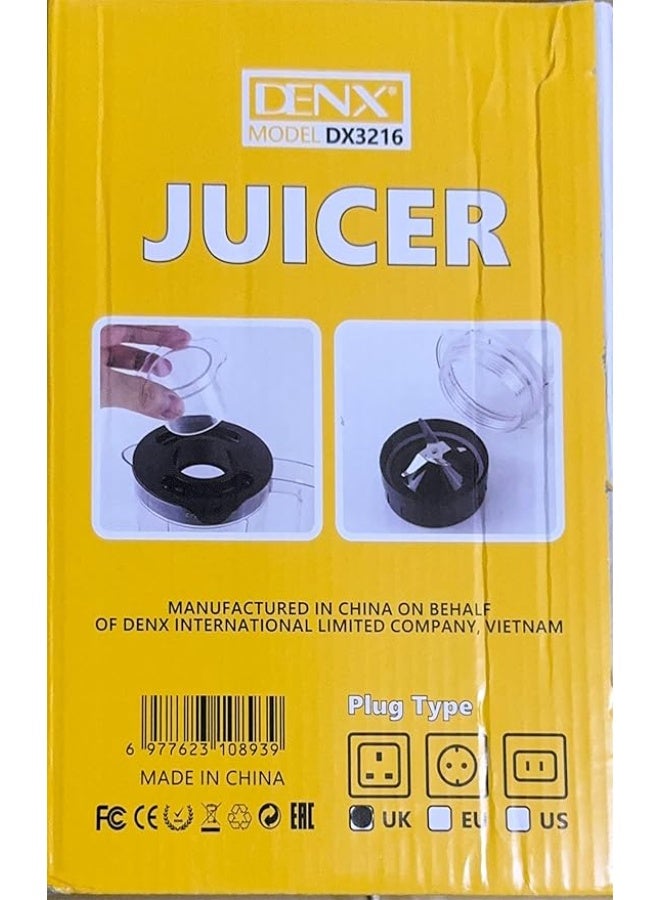 DENX 2-in-1 Blender and Grinder 1500W 1.5L Jar Juicer, Blendeo+ 1.5 L Blender Smoothie Maker, Durable Blending Performance, DX3216 - Image 4