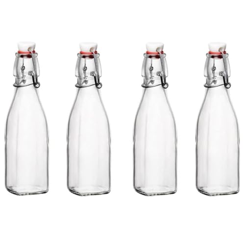 Bormioli Rocco Bormioli Rocco Glass 85 Ounce Swing Top Bottle Set of 4 