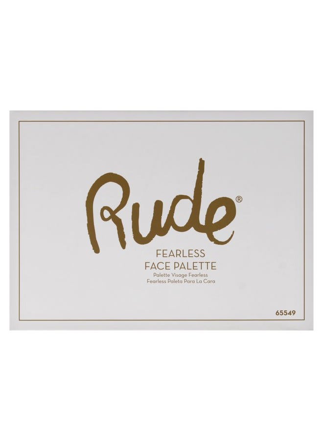 Rude Face Palette - Fearless by Rude Cosmetics for Women - 0.634 oz Makeup - Image 5