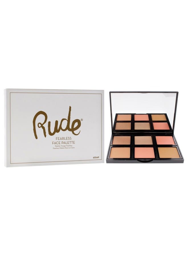 Rude Face Palette - Fearless by Rude Cosmetics for Women - 0.634 oz Makeup - Image 3