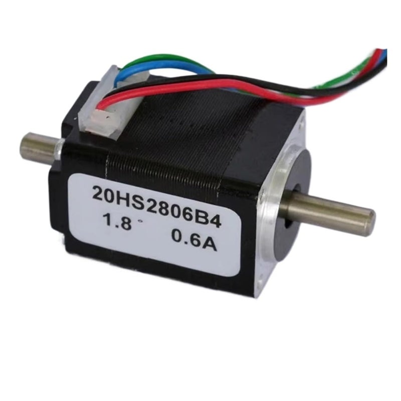 Stepper Motor 28mm Length 1 8 Degree Step Angle 1 4N Cm Torque 0 6A Double Shaft - Image 2