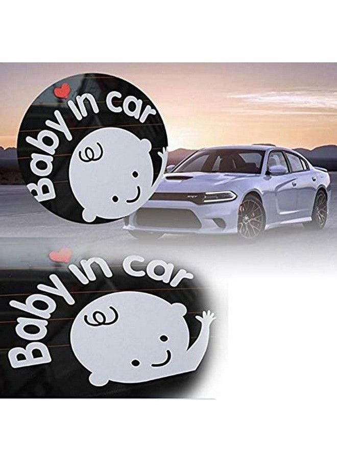 Everyday Baby In Car Waving Sticker Baby On Board Sign For Carkids In Car Decal Sticker Safety Sign Cute Car Decal Vinyl Car Sticker (2Packbaby In Car Waving(Boy))  - Image 5