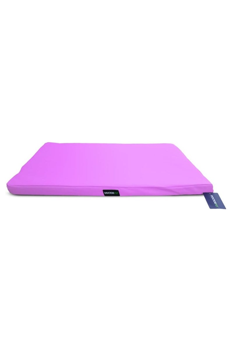 DOCTERPET Doctor Pet Gelato Series Crate Mattress Medium - 53x76x6cm - Lilac - Soft Washable Fabric, Cooling Effect, Eco-Friendly Fill, Non-Slip Base - Ideal for Cats & Medium Dogs - Image 1