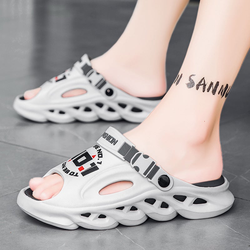 Men'S Anti-Slip Slippers For Driving, Sports And Leisure Soft-Soled Beach Sandals - Image 5