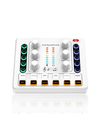 Live Sound Card, Mini Audio Mixer Board for PC Computer Phone, Voice Changer Sound Card Fit for PS4, Xbox, Switch, DJ Mixer, Podcast for Music Recording Karaoke Singing Broadcast, Recording Card - pzsku/ZD6AAD7EB2DF8CB14A34FZ/45/_/1724381333/d19feb6d-830d-493a-9149-ea0396e8091a