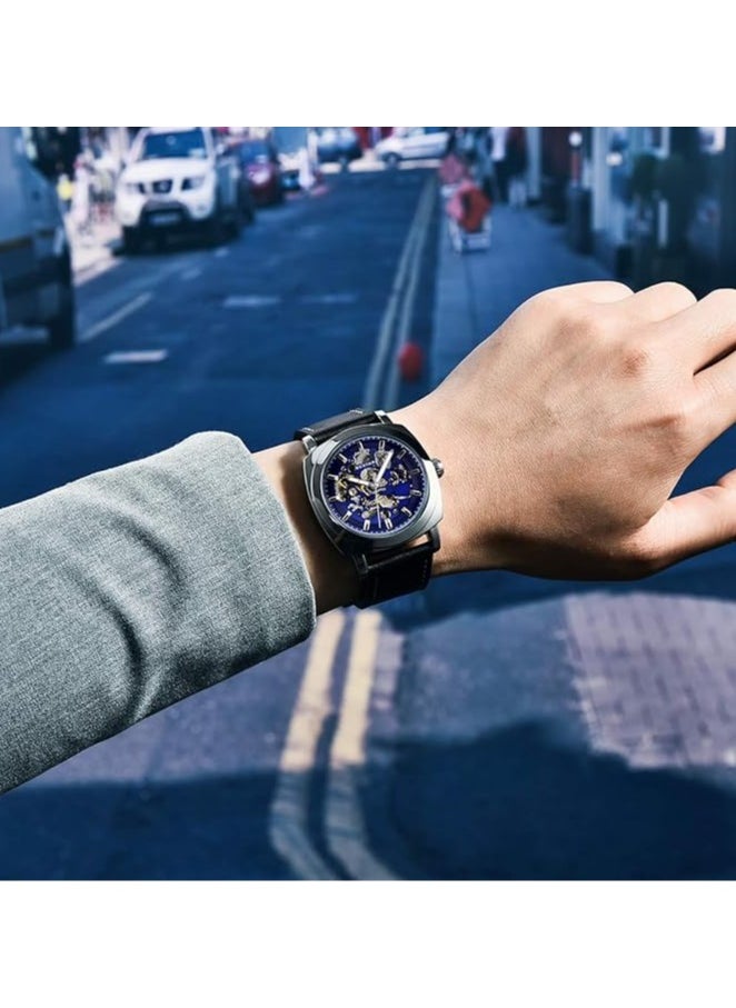 BENYAR Watches for Men Luxury Leather Luminous Water Resistant Automatic Mechanical Wristwatch 5121  - Image 5