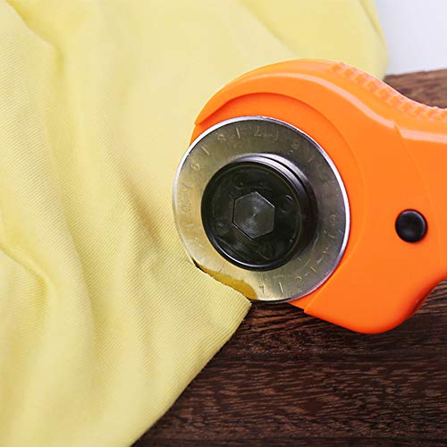 ZMAAGG Rotary Cutter, Professional 45mm Rotary Fabric Cutter, Rotary Cutter for Fabric, Card Paper Sewing Quilting Roller Fabric Cutting Tailor Scissors Tool Dress Clothes Making DIY Tool - Image 5