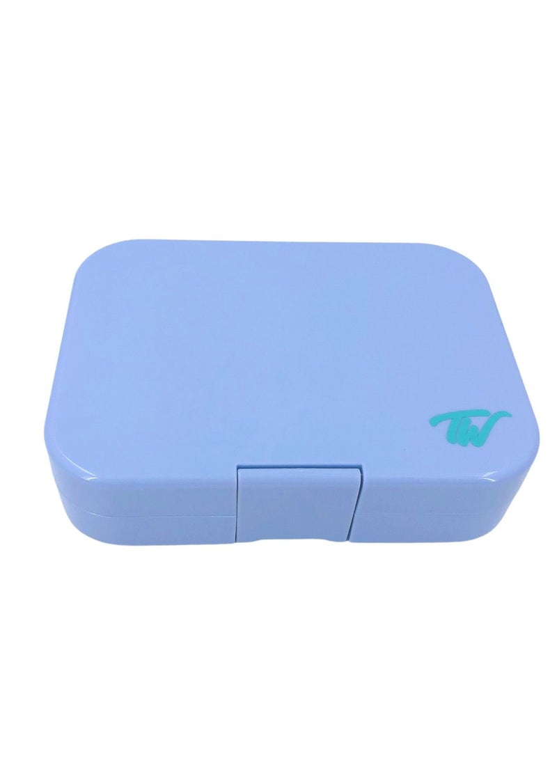TINY WHEEL Tiny Wheel baby lunch Box Baby blue 6 Compartments  - Image 2