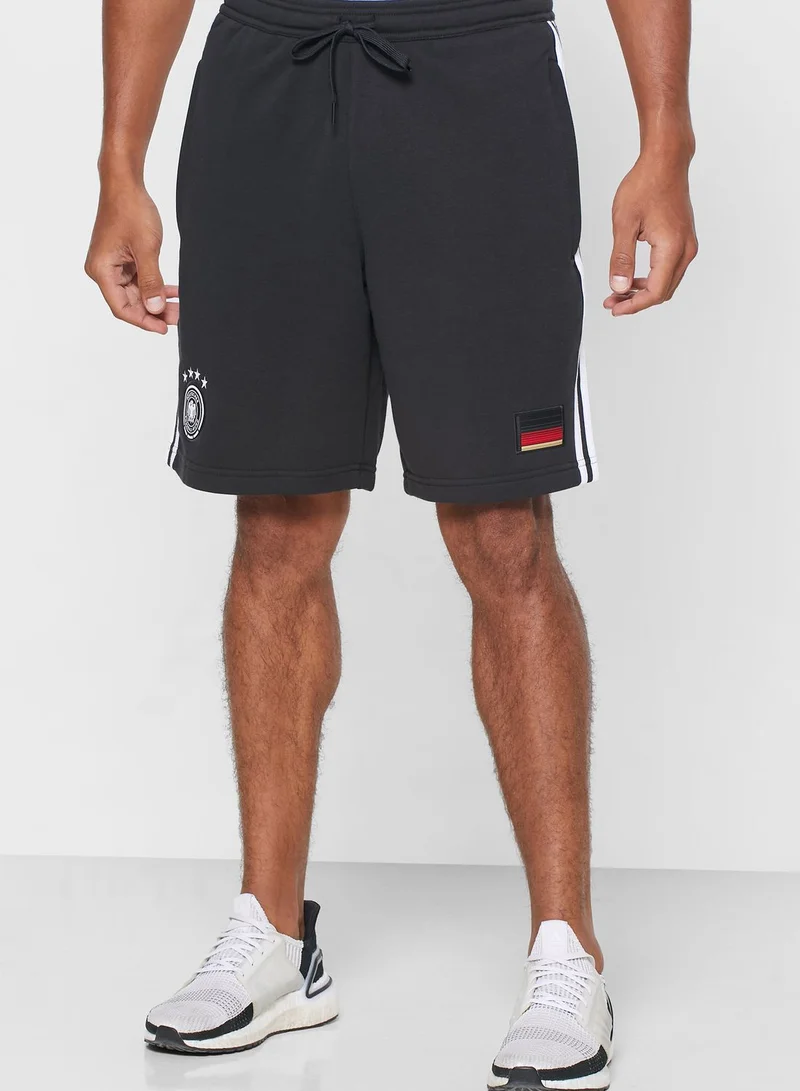 Adidas Germany 3 Stripe Shorts