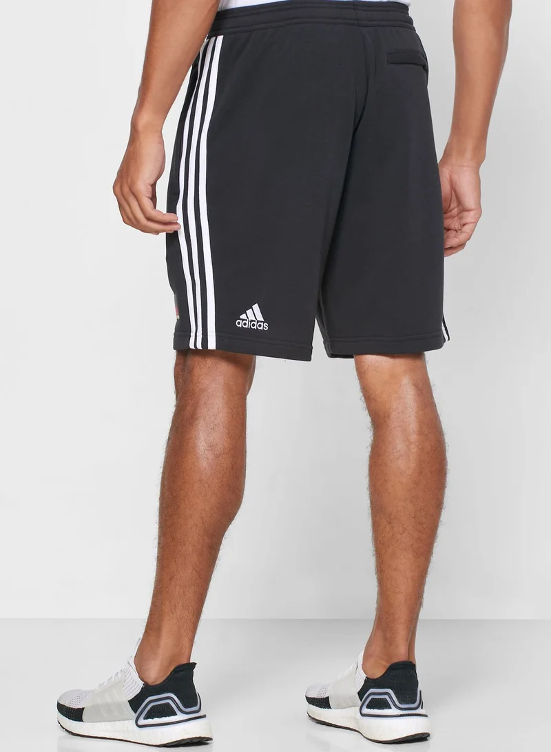 Adidas Germany 3 Stripe Shorts