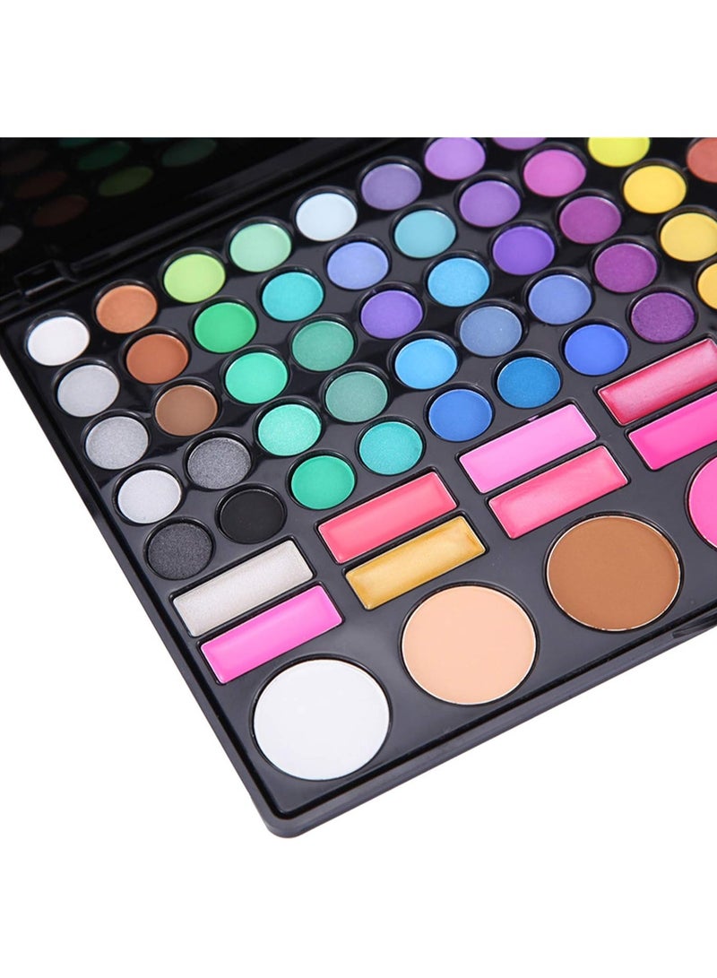 Brilliant Make up Palettes Revolution Makeup 78 Bright Colors Matte and Shimmer Eye Shadow Pallets for Women Highly Pigmented Shimmer Formula Makeup Set for the Day and Night - Image 2