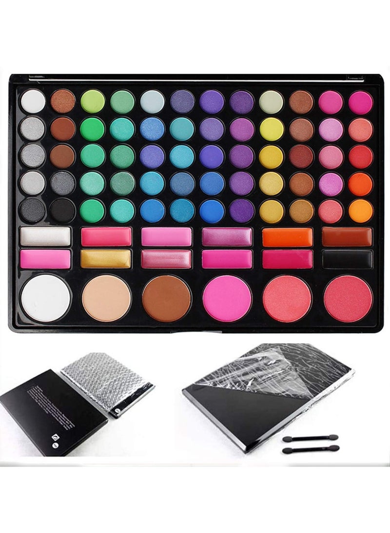 Brilliant Make up Palettes Revolution Makeup 78 Bright Colors Matte and Shimmer Eye Shadow Pallets for Women Highly Pigmented Shimmer Formula Makeup Set for the Day and Night - Image 3