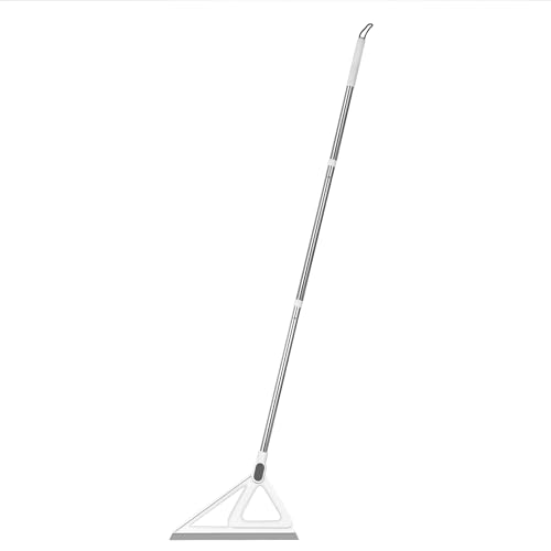 Nodirz Multifunction Magic Broom, Squeegee Broom for Floor, Rubber Broom, Silicone Broom for Floor Cleaning, Magic Broom Sweeper for Living Room, Kitchen, Bathroom-Easy Dry The Glass (Grey) - Image 1