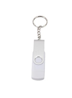 Thoraya 3 in 1 U Disk USB 2.0 Type C Micro USB Flash Drives Universal Waterproof Portable USB Stick for Backup 128GB White  - Image 1