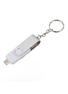Thoraya 3 in 1 U Disk USB 2.0 Type C Micro USB Flash Drives Universal Waterproof Portable USB Stick for Backup 128GB White  - Image 3