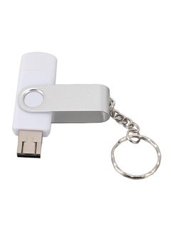 Thoraya 3 in 1 U Disk USB 2.0 Type C Micro USB Flash Drives Universal Waterproof Portable USB Stick for Backup 128GB White  - Image 2