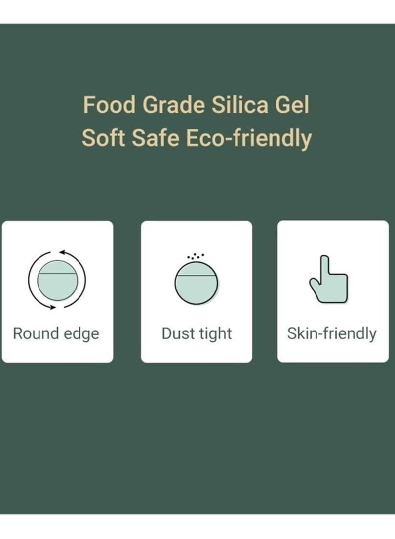 Silicone Shockproof Headset Cover For Huawei FreeBuds 3 Dark Green - Image 3