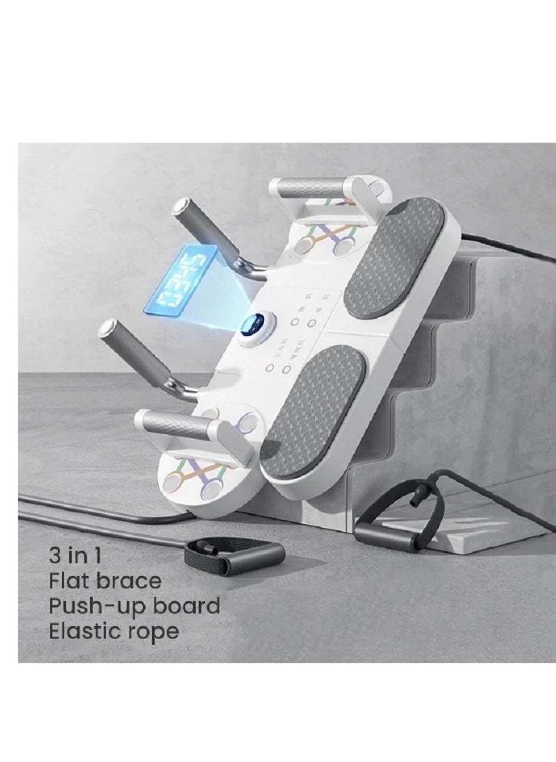 Generic Portable Intelligent Timing Fitness Push Up Board Resistance with Support Board Arm Abdominal Training System Fitness Training Equipment Fitness Training Equipment Indoor and Outdoor  - Image 1