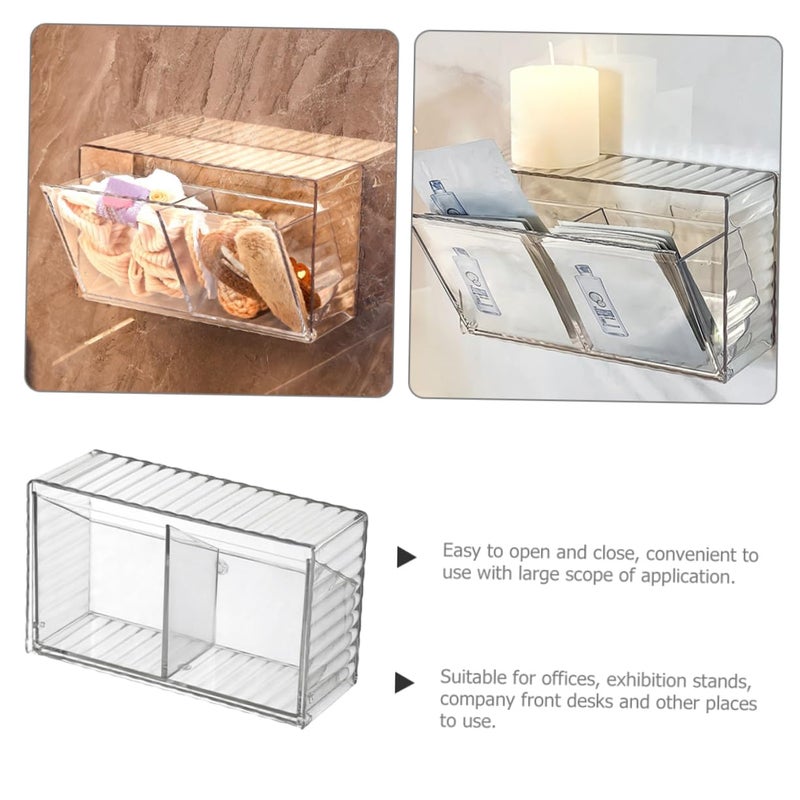 Wall Mounted Storage Bins Organizer Box for Small Bathroom Wall Hanging - Image 4
