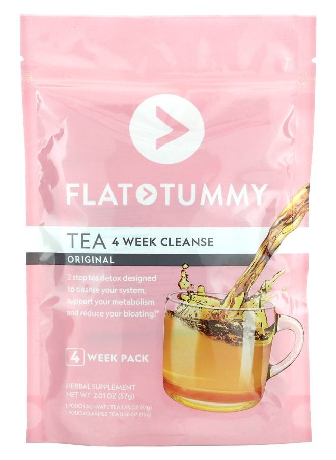Flat Tummy Tea - Tea 4 Week Cleanse Original 2.01 oz (57 g) - Image 1