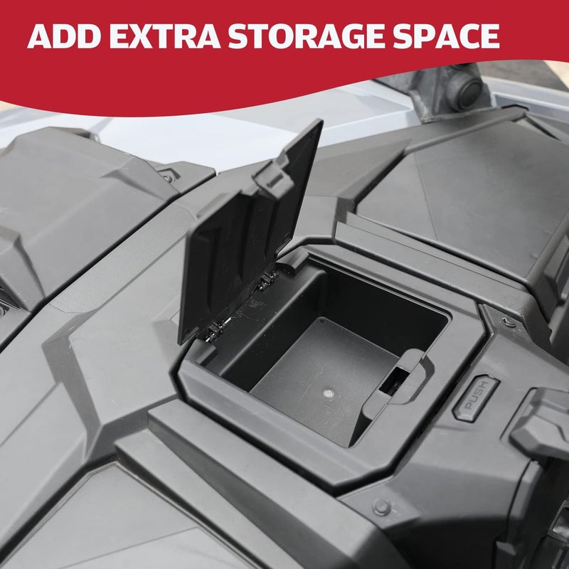A & UTV PRO Center Console Dashboard Storage Box for Polaris RZR PRO XP/XP4 and RZR PRO R/Turbo R (2020-2024) - Image 2