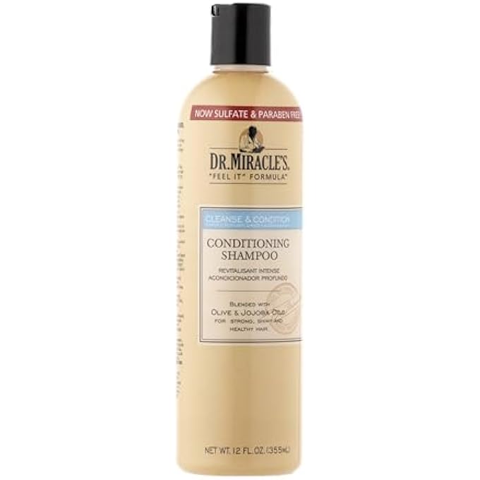 Dr. Miracles Cleanse & Condition Shampoo 12oz (3 Pack)