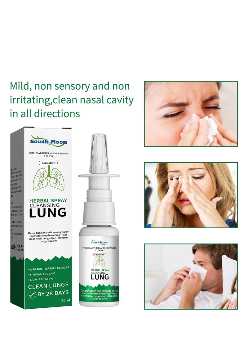 SOUTH MOON - Nasal Spray Relieves Nasal Congestion, Runny Nose, Nasal Discomfort, Nasal Cavity Cleaning Nursing Liquid - Image 1