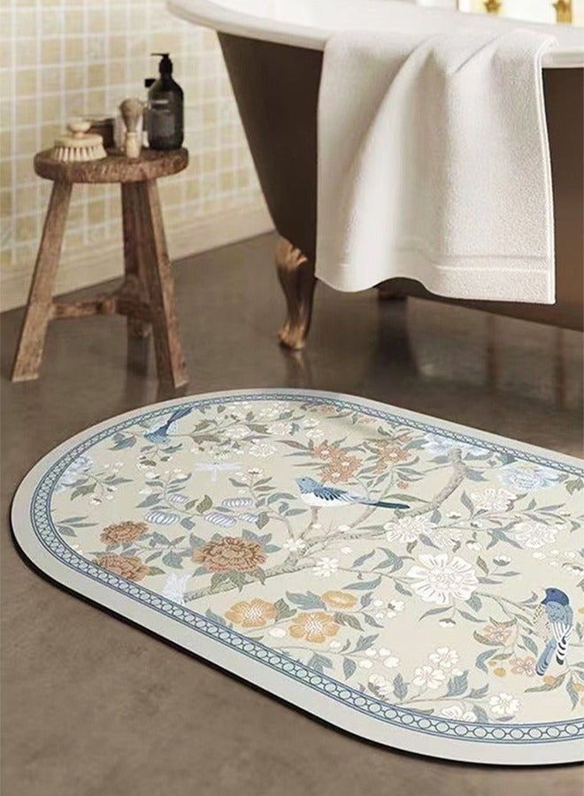 Haidue 2Pcs Non-Slip Bath Mats  Bathroom Mats (60x40cm) - Quick-Drying  Highly Absorbent  Durable & Machine Washable Floor Mats For Shower  Tub  Toilet  And Bathroom Floors - Image 5