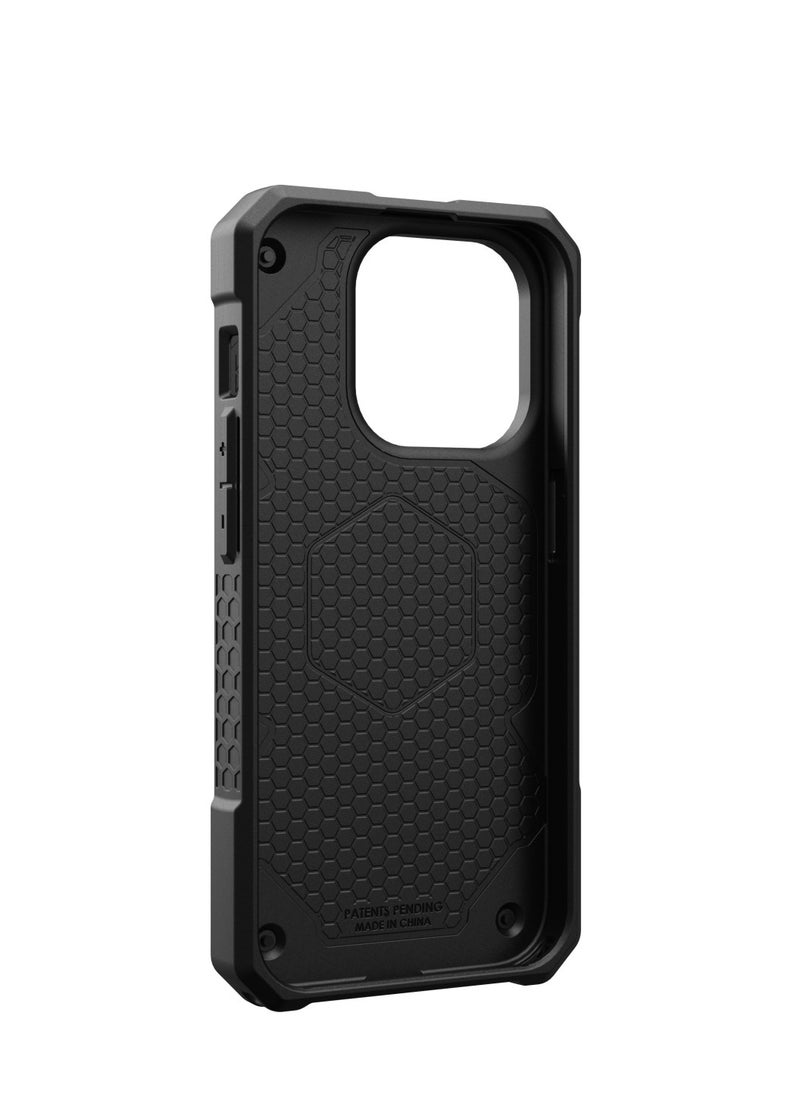 Color Fans - Apple iPhone 14 Pro Max Case, Monarch Pro Kevlar Built-in Magnet Compatible with Magnet Charging Premium Rugged Dropproof Protective Cover - Silver - Image 1