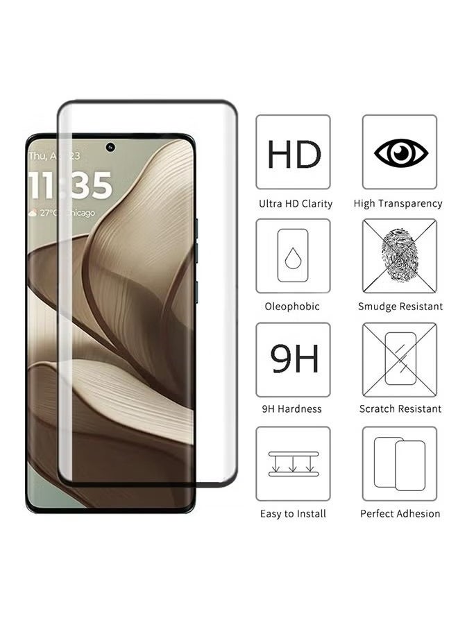 X-level - 1 Pcs Motorola Edge 50 5G Screen Protector,Tempered Glass Film 9H Hardness HD Screen Protector, Bubble-Free, Anti-Scratch Screen Protector - Image 1