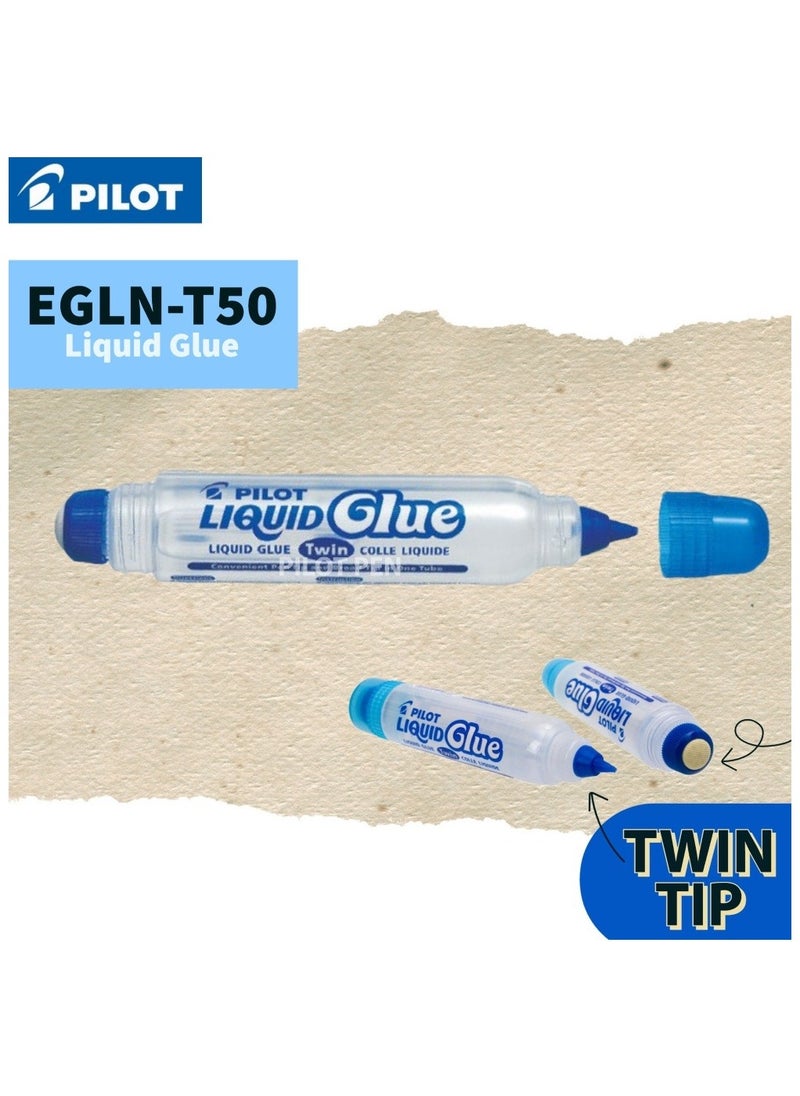 PILOT PILOT EGLN-T50 Liquid Glue (50ml) Pack of 2  - Image 3