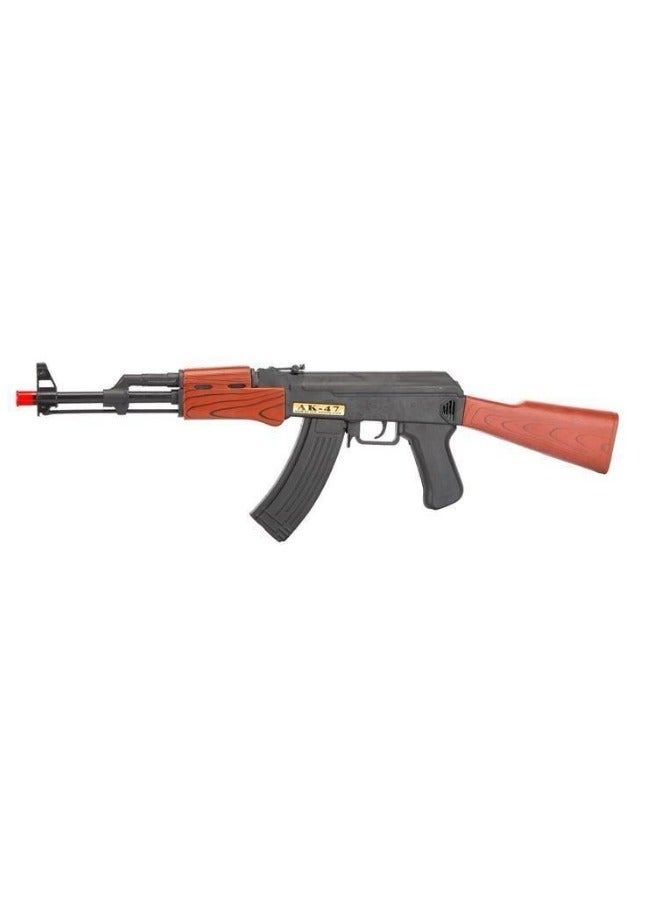 Feng Fa Toys بندقية AK-47 للأطفال متعددة الألوان مع أضواء وأصوات - لعبة آمنة للأولاد والبنات - Image 1