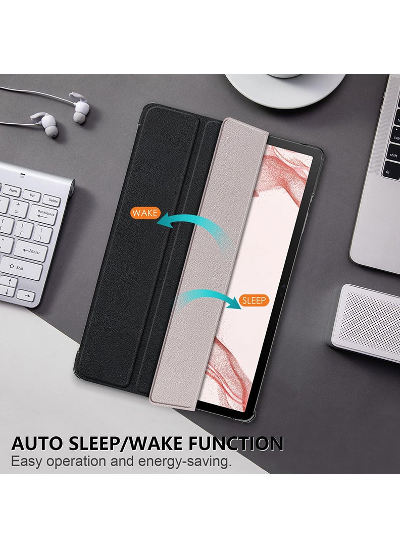 Theodor - Protective Flip Case For Samsung Galaxy Tab S9 FE Plus With Trifold Stand Auto Wake Sleep Shockproof Cover Glow Stones 2 - Image 1