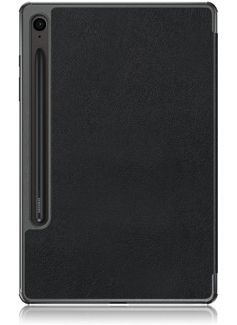 Theodor - Protective Flip Case For Samsung Galaxy Tab S9 FE Plus With Trifold Stand Auto Wake Sleep Shockproof Cover Glow Stones 2 - Image 1