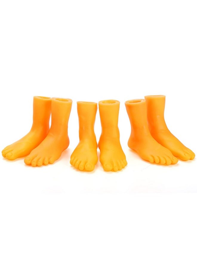 TOPZEA - 40 Pack Finger Feet Puppet Rubber Foot Shaped Finger Puppets Funny Mini Fake Feet Tiny Feet Left & Right Cute Little Feet For Fingers Mini Gag Gifts Making Gnomes Crafting Photo Shoot Prop - Image 1