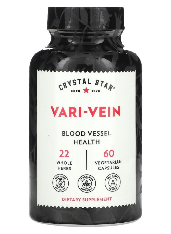 Crystal Star Vari-Vein 60 Vegetarian Capsules 