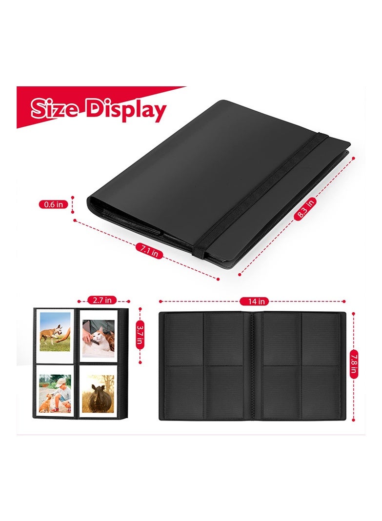 Arabest Pieces Of Moment Mini Book Album,160 Pockets Mini Photo Album for Fujifilm Instax Mini Camera, for Polaroid Snap, for Z2300, for SocialMatic Instant Cameras & for Zip Instant Printer,with 50 Colorful - Image 5