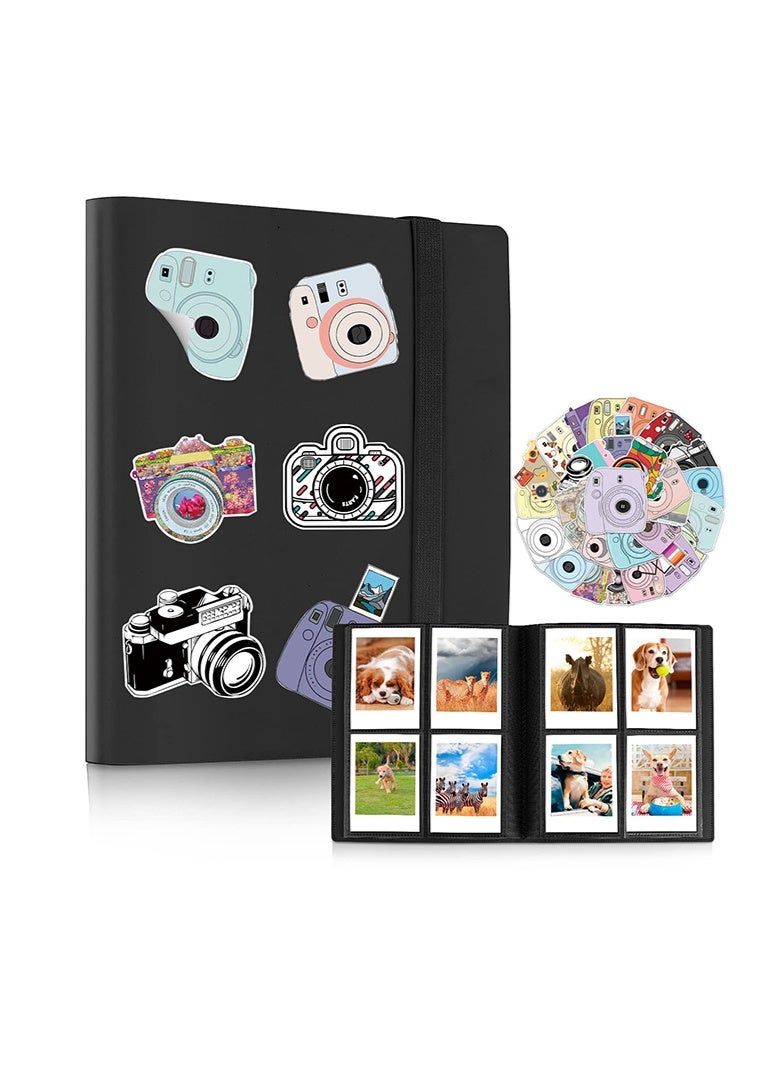 Arabest Pieces Of Moment Mini Book Album,160 Pockets Mini Photo Album for Fujifilm Instax Mini Camera, for Polaroid Snap, for Z2300, for SocialMatic Instant Cameras & for Zip Instant Printer,with 50 Colorful - Image 1