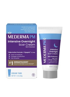 Mederma Mederma PM Intensive Overnight Scar Cream, Works with Skin's Nighttime Regenerative Activity, Clinically Shown to Make Scars Smaller and Less Visible, 1.0 Oz (28g)  - Image 1