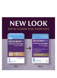 Mederma Mederma PM Intensive Overnight Scar Cream, Works with Skin's Nighttime Regenerative Activity, Clinically Shown to Make Scars Smaller and Less Visible, 1.0 Oz (28g)  - Image 2